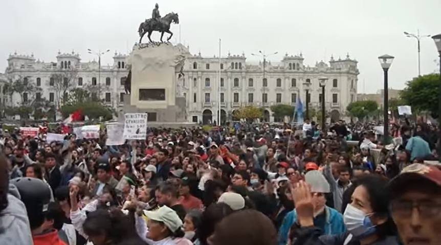 protestas masivas en Perú